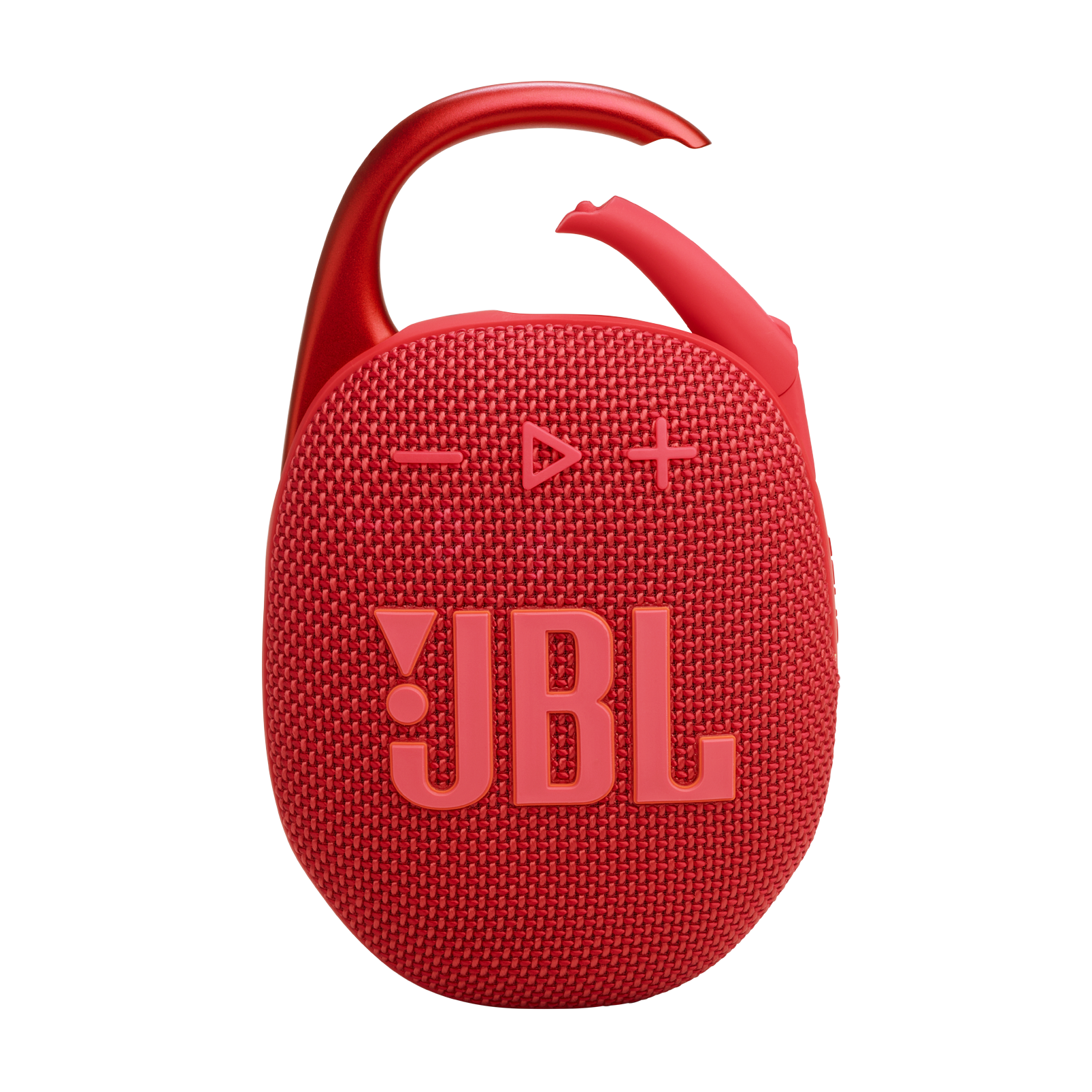 Bocina portátil JBL clip5 color rojo resistente al agua y polvo